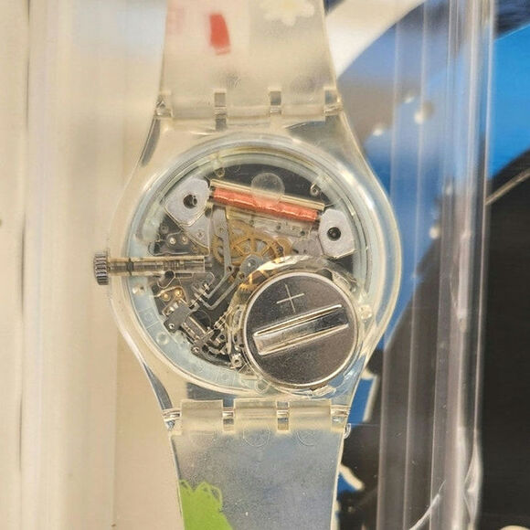 Swatch watch DIBUJOS GK420 2000 Standard Gents Swiss Made New old stock - Picture 7 of 10